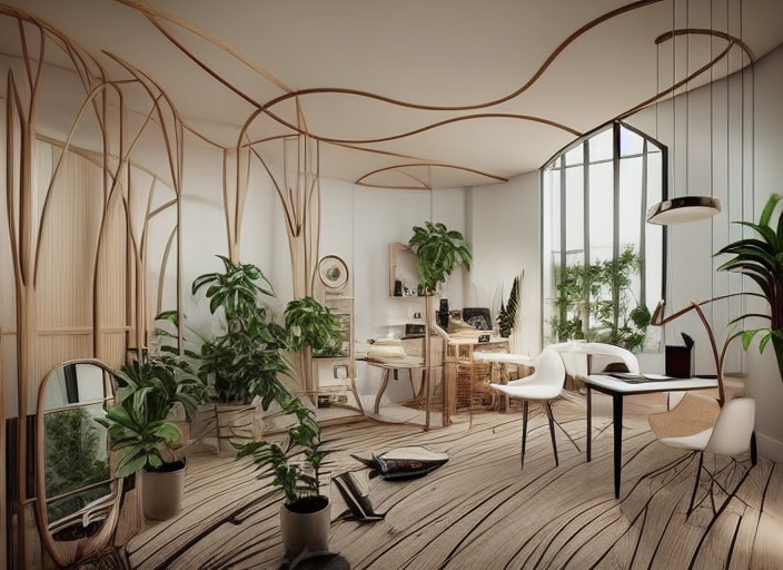 La inteligencia artificial transforma la decoración de interiores - Imagen generada por la IA.