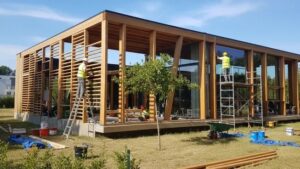 Construcción de casas de madera