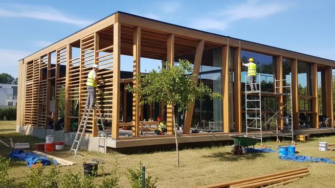 Construcción de casas de madera